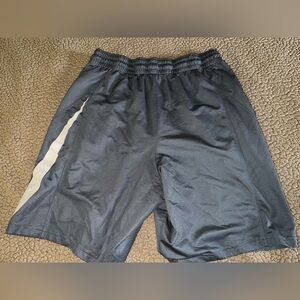 Nike Men's Dark Drifit HBR Basketball Gray Athletic Shorts 2XL 32 x 9